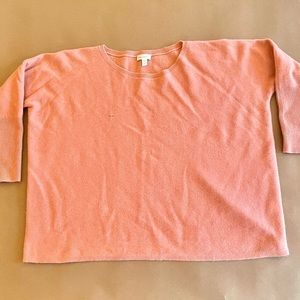 Garnet Hill 100% Cashmere Cropped Sweater
